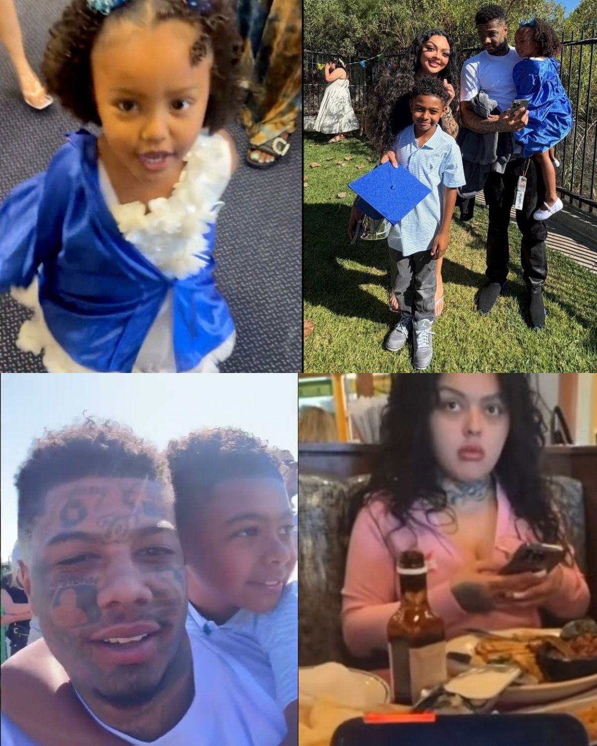 Cap Off Chaos: Blueface &amp; Jaidyn Alexis' Daughter Pinkface Steals the Show at Graduation!"