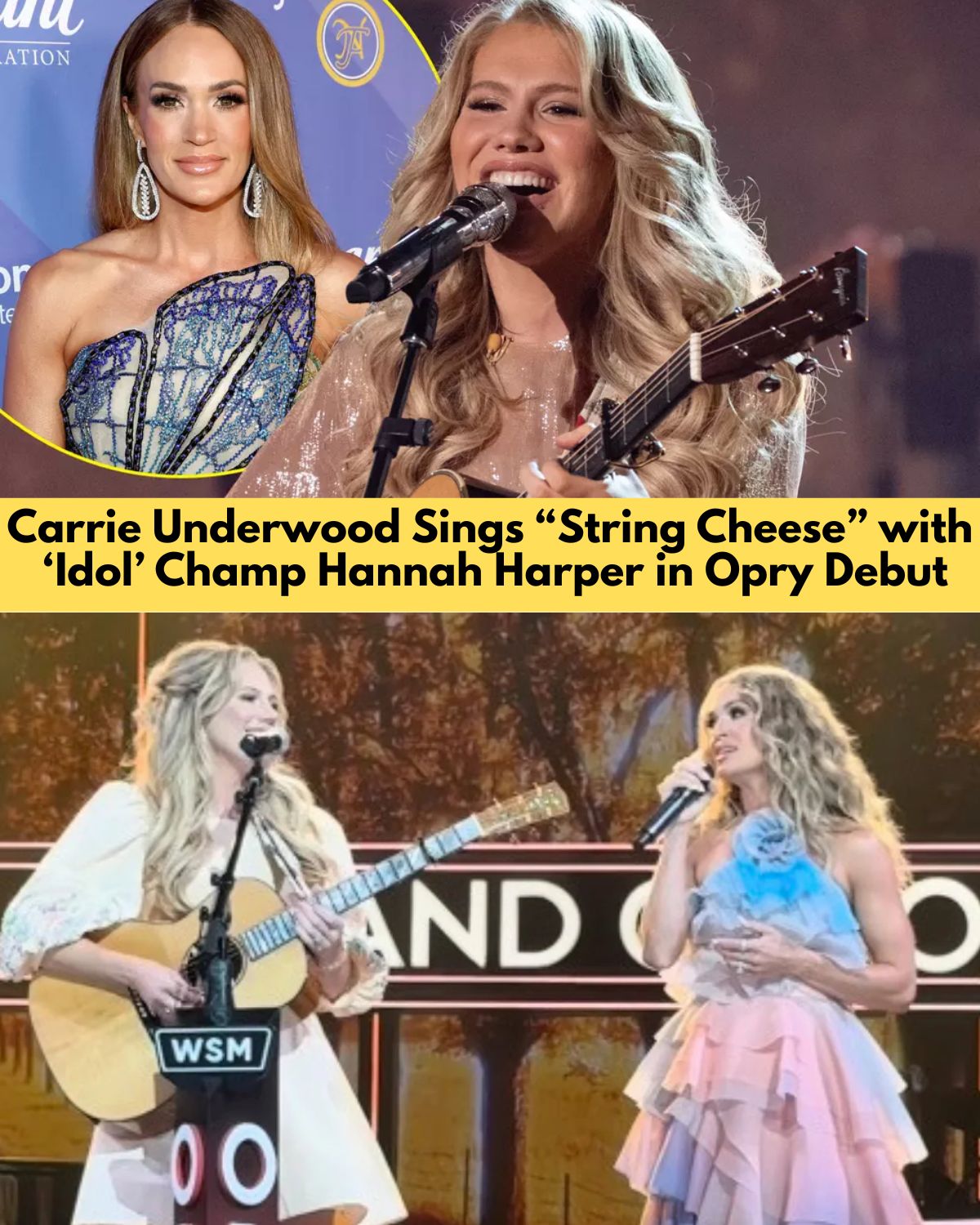 Carrie Underwood Couldn't Hold Back Tears — Then She Did Something Hannah Harper Will Never Forget