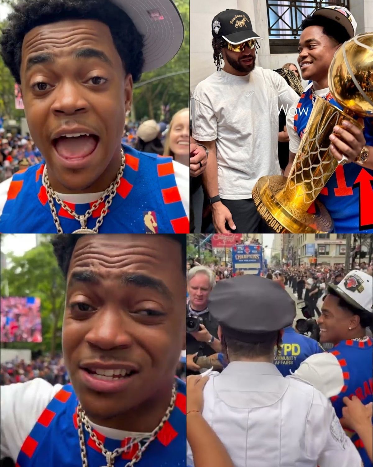 Tariq's Daring Bid: The Shocking Moment He Almost Swapped an NBA Trophy for Jalen Brunson's AP Watch!"