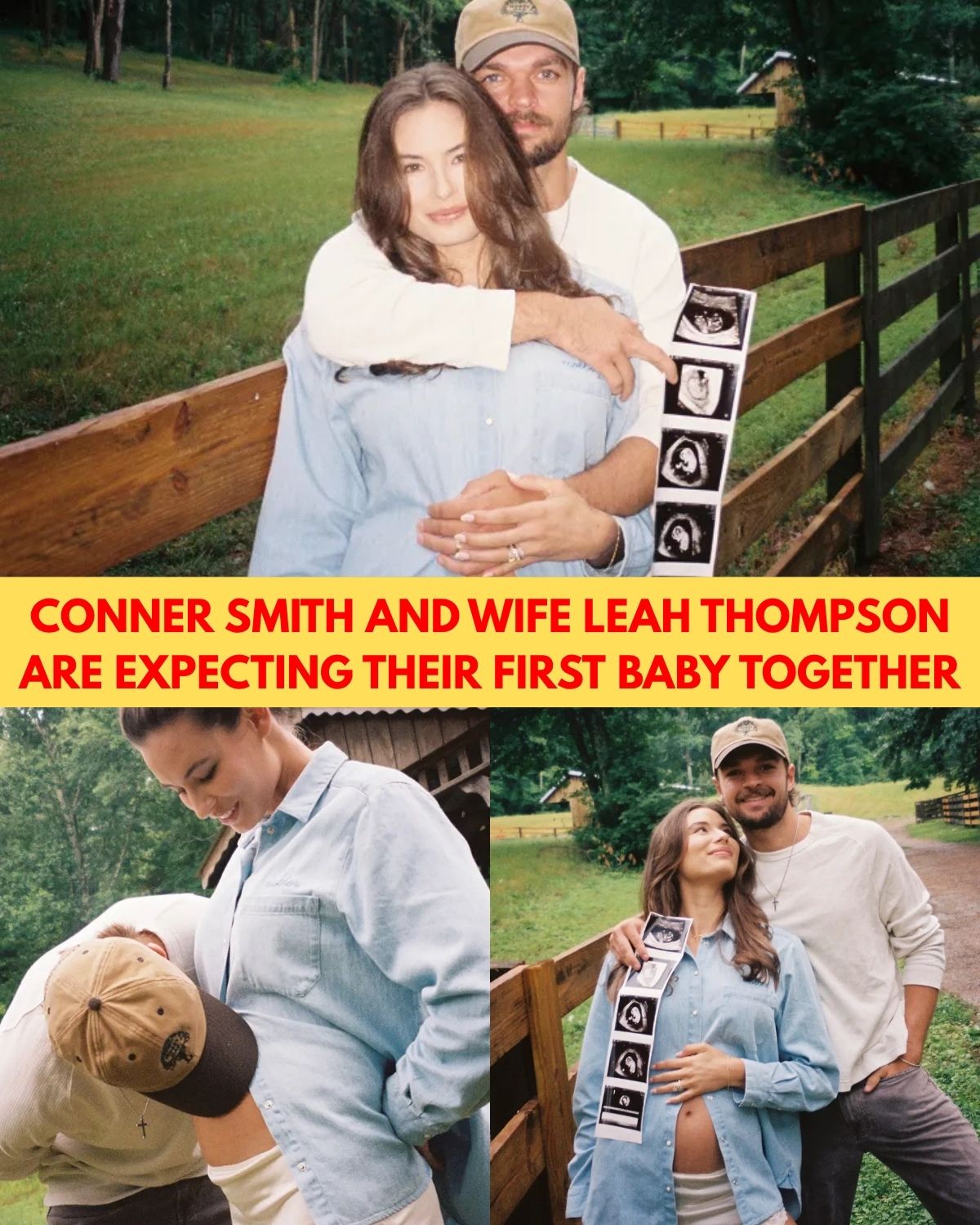 Conner Smith and Wife Leah Are Expecting Their First Baby — Just Over a Year After Saying "I Do"