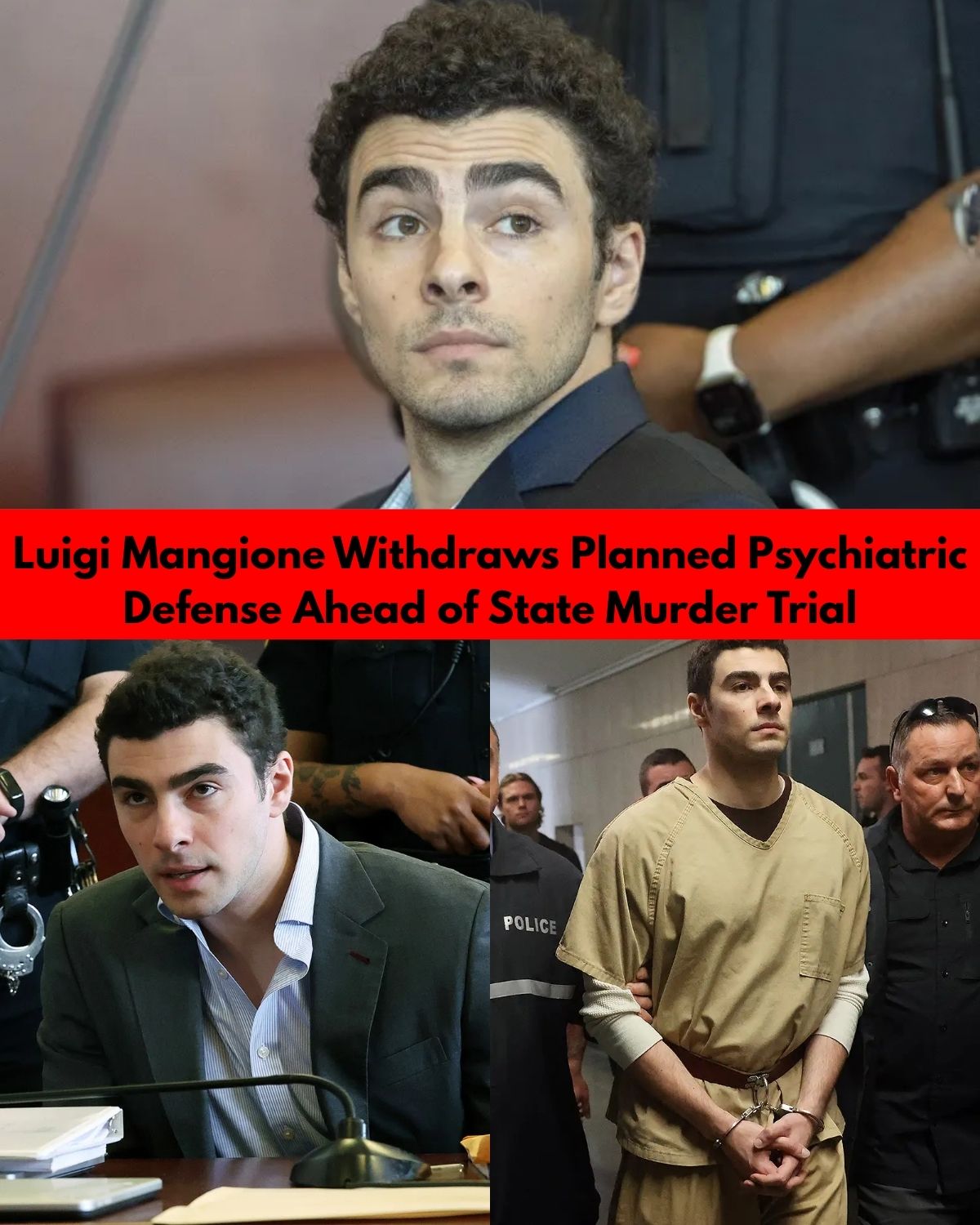 "One Day He Said He Was Mentally Disturbed. The Next Day He Took It Back." Luigi Mangione's Sudden Legal U-Turn Leaves Everyone Asking: What Is He Hiding?