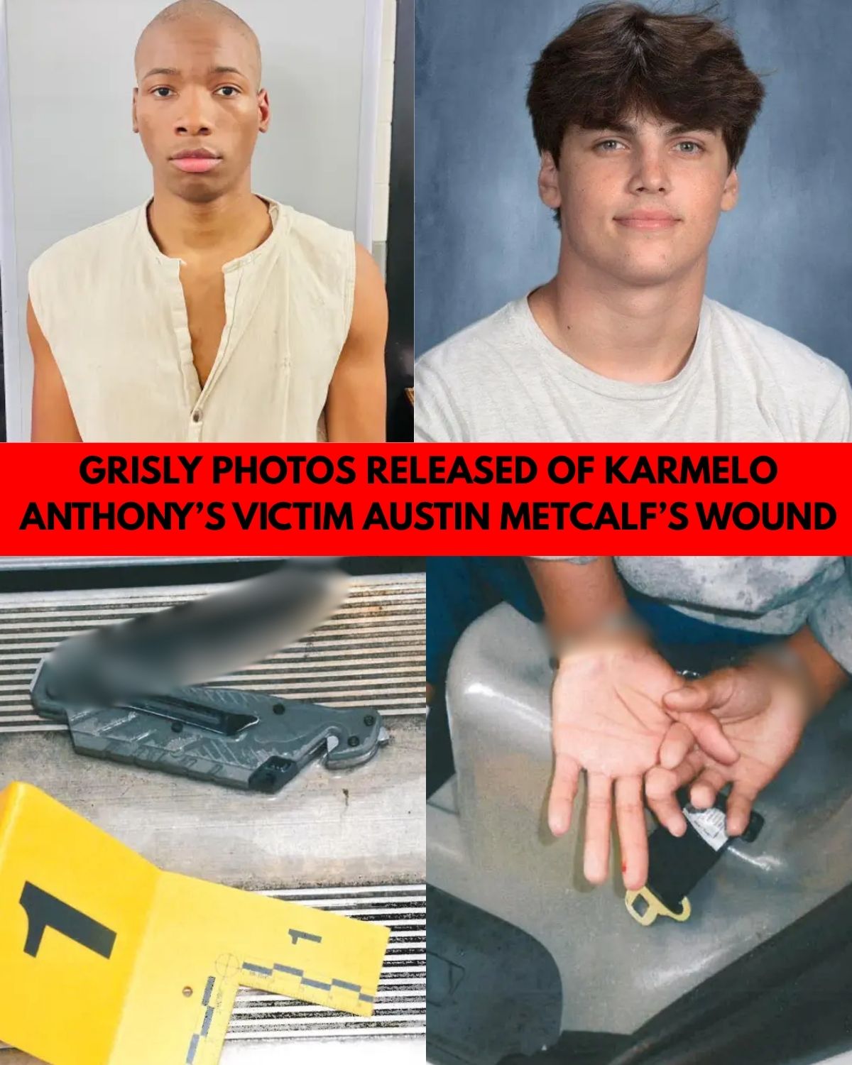 New Evidence Revealed in Austin Metcalf Murder: Jury Saw the Wound, the Bloody Coat, and the Knife That Ended a Teen’s Life