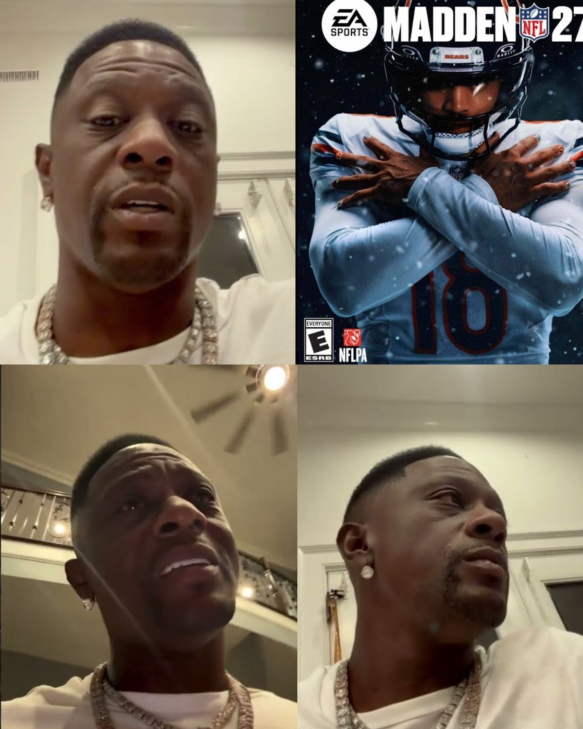 Boosie's Bold Outburst: Sparking Outrage Over Caleb Williams' Madden Cover and Painted Fingernails!
