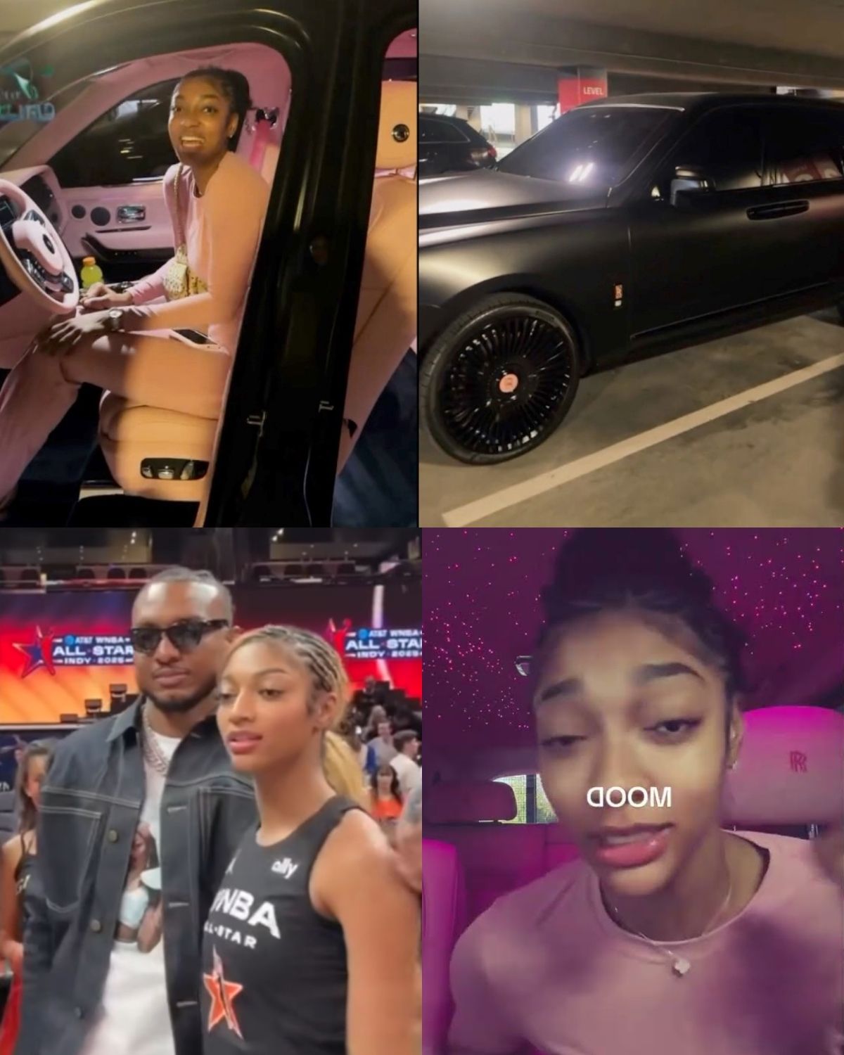 Angel Reese Shocks the World with a Dazzling $500K Pink Custom Rolls-Royce Cullinan!