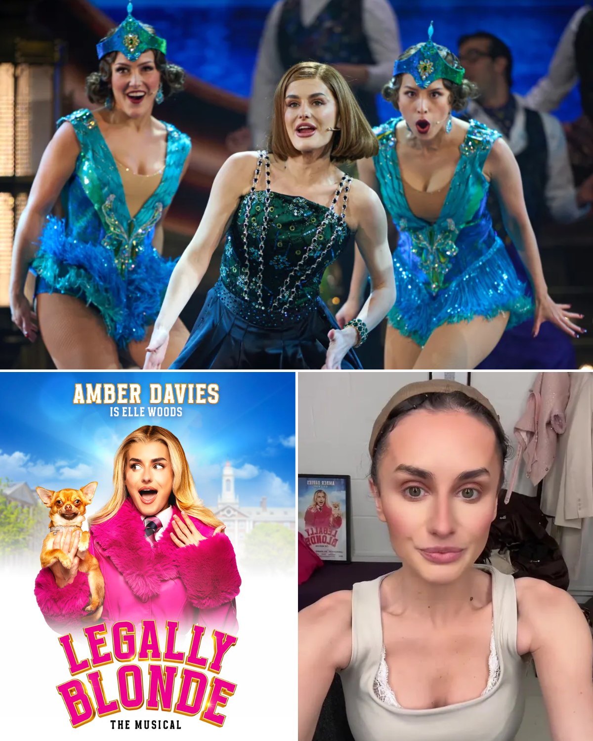 Amber Davies shares snap with oxygen tank after pulling out of Legally Blonde show last minute