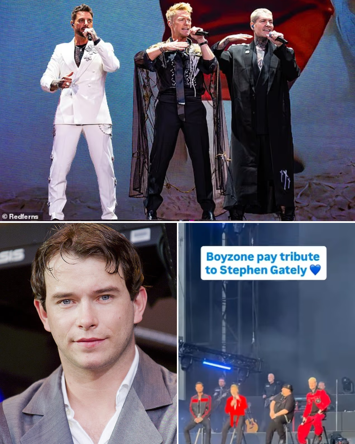 Boyzone Break Hearts at Farewell Gig With Emotional Stephen Gately Tribute — Saying They Could Still “Feel His Spirit” 17 Years After His Tragic Death