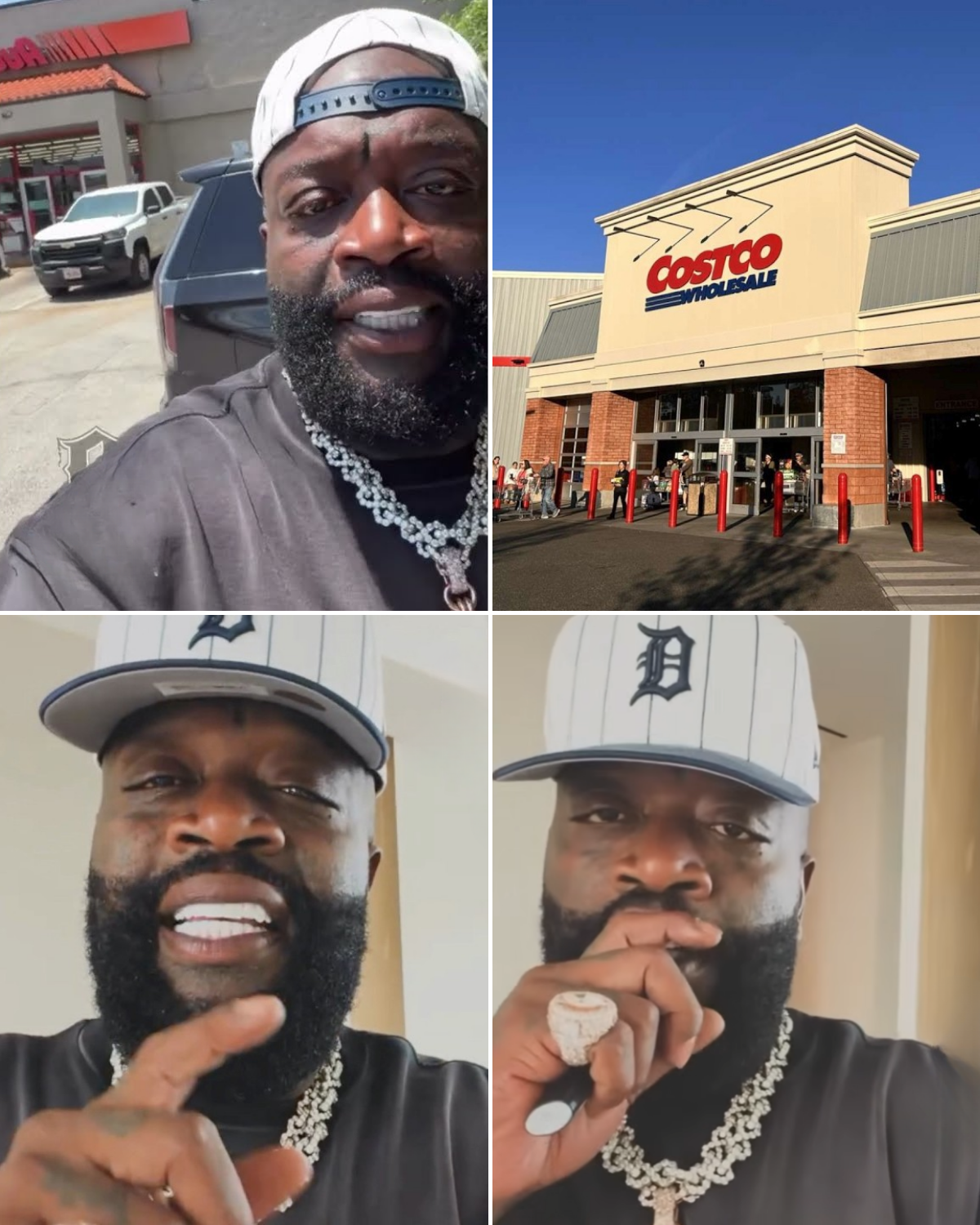 Rick Ross Hits Back at 50 Cent & Uncle Murda in the Pettiest Way — Shopping at Costco and Pumping His Own Gas Like He Has Nothing to Prove