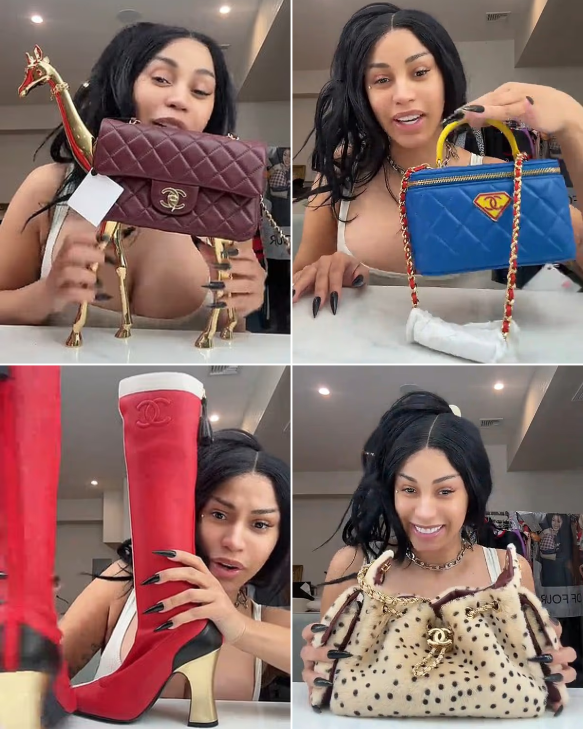 Cardi B joked she has 'no money' after giving her fans a glimpse at her recent Chanel haul valued well over $50,000 - but it did not go down well with her fans.
