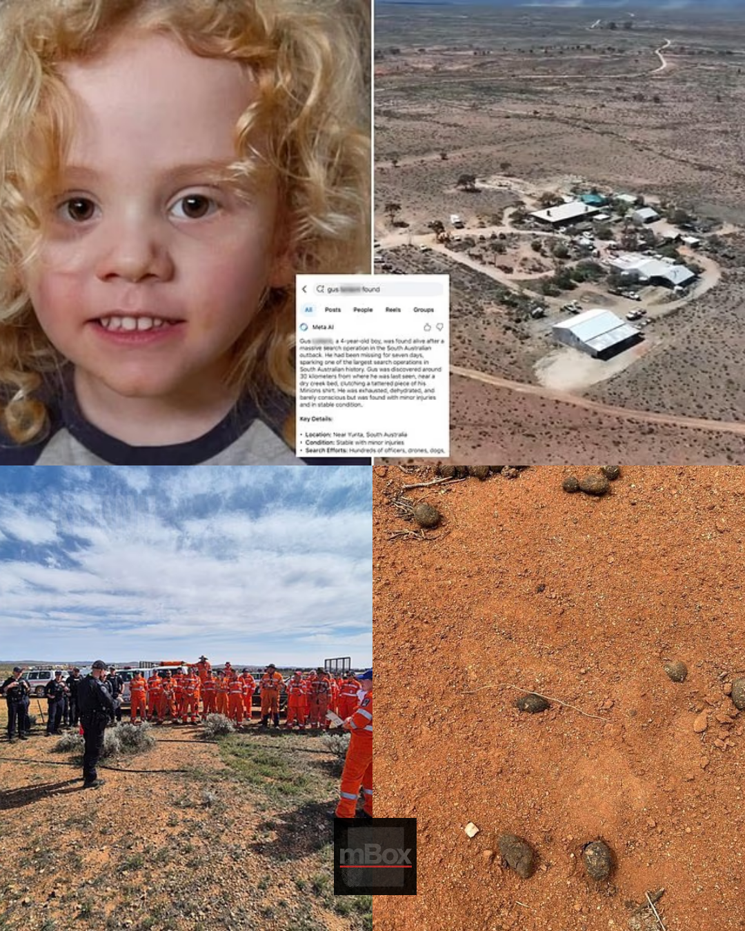 Could a shocking AI breakthrough finally reveal the fate of missing boy Gus after he vanished in the Outback, or is it all a CRUEL DECEPTION?