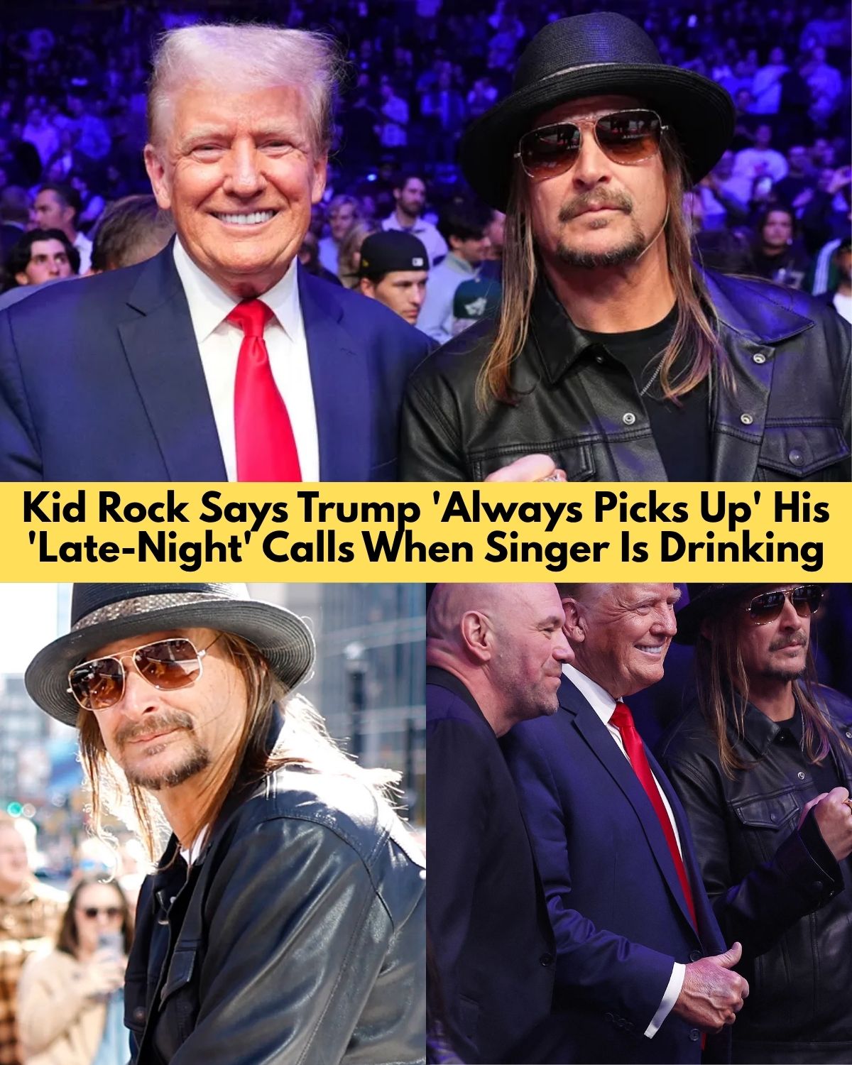 Kid Rock Reveals His Late-Night Calls With Donald Trump: "He Always Picks Up"
