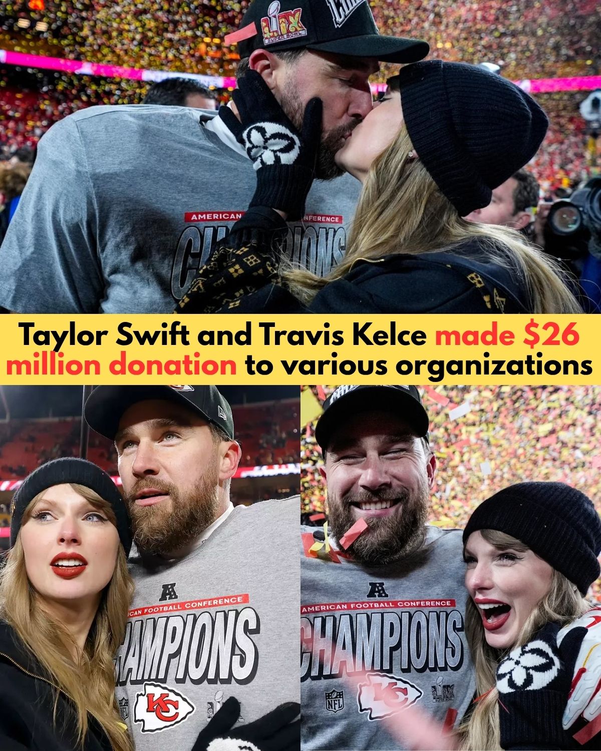 Taylor Swift and Travis Kelce Donate $26 Million to Charity Ahead of Rumored Wedding