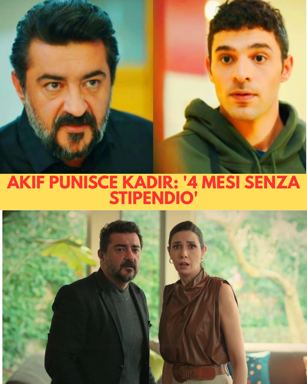 Tutto per la mia famiglia, spoiler 20 luglio: Akif punisce Kadir, "Per quattro mesi lavorerai senza stipendio"