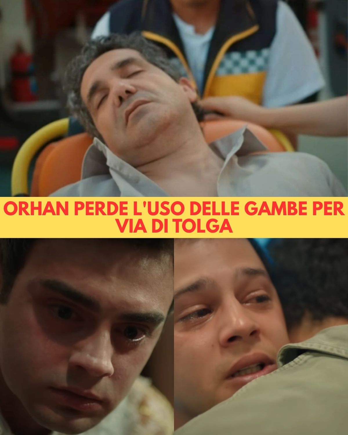 Tutto per la mia famiglia, spoiler dalla Turchia: Orhan perde l'uso delle gambe per colpa del piano di Tolga