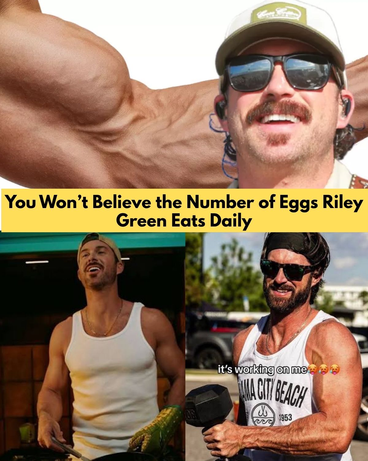 Riley Green Says He Eats 14 Eggs a Day — and Fans Finally Understand How He Stays in That Kind of Shape
