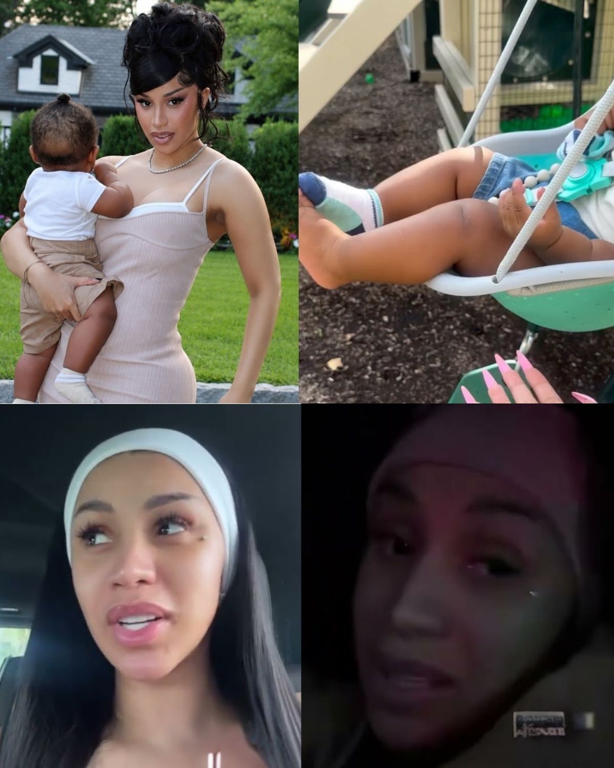 Cardi B Juggles Motherhood: Home with Baby Brim While Older Kids Soak Up the Sun in the Dominican Republic!