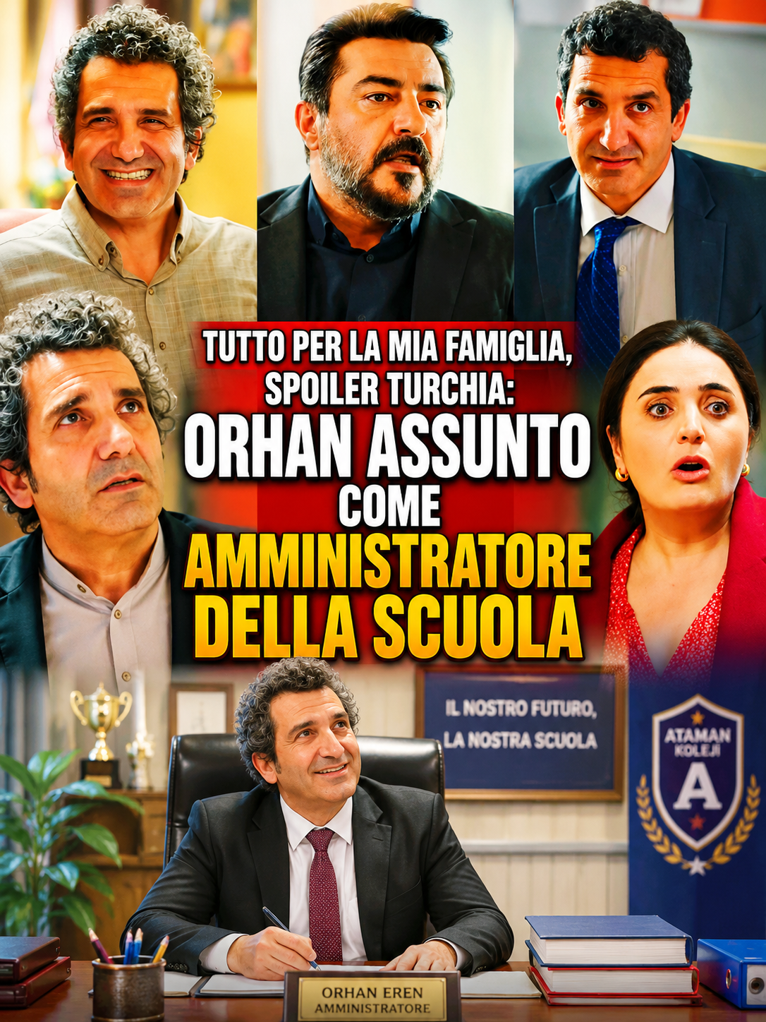 Tutto per la mia famiglia, spoiler dalla Turchia: Orhan riparte dopo la paralisi, diventa il nuovo amministratore della scuola