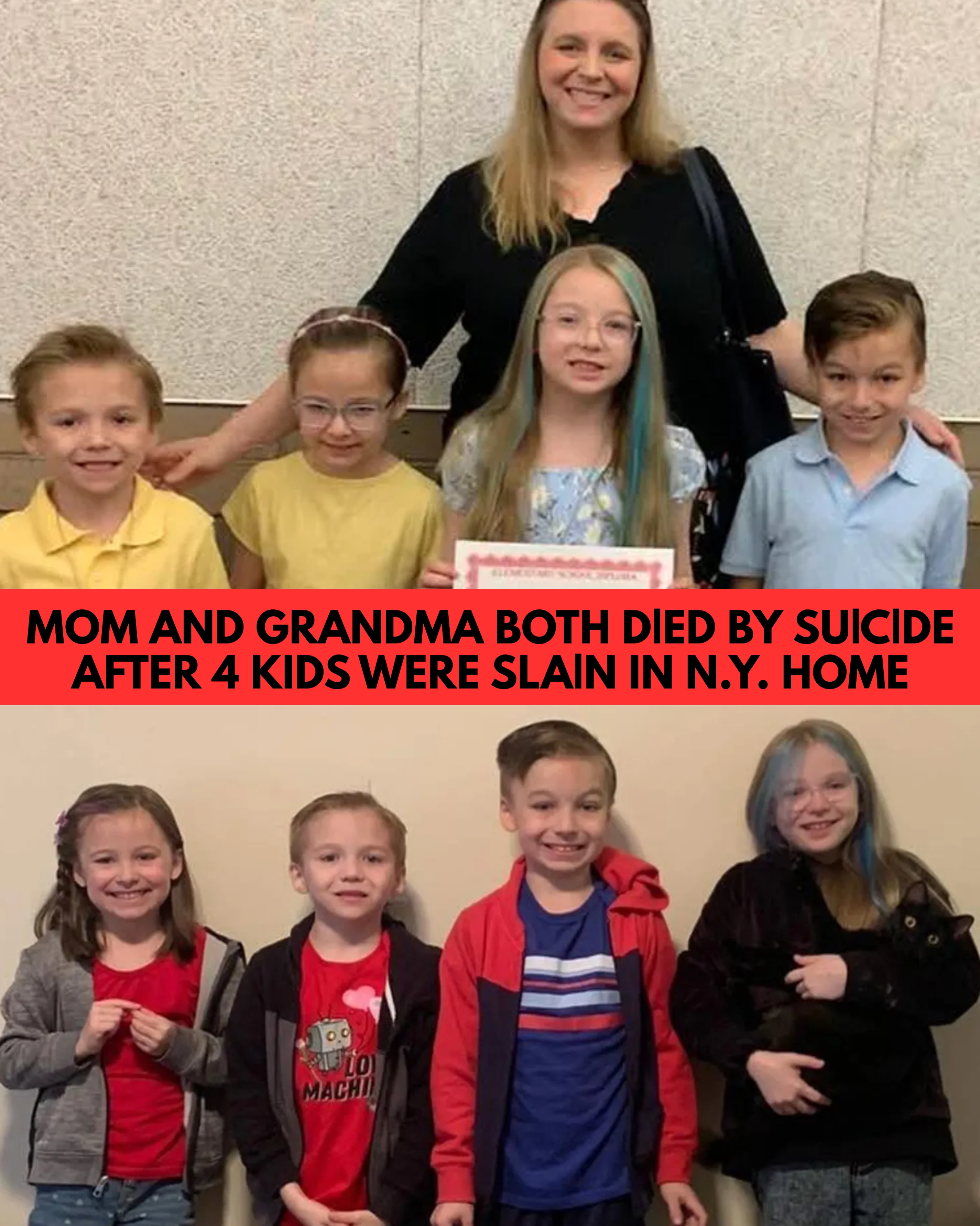 Police Say Four Children Were Homicide Victims as Mother and Grandmother Died by Suicide in New York Family Tragedy