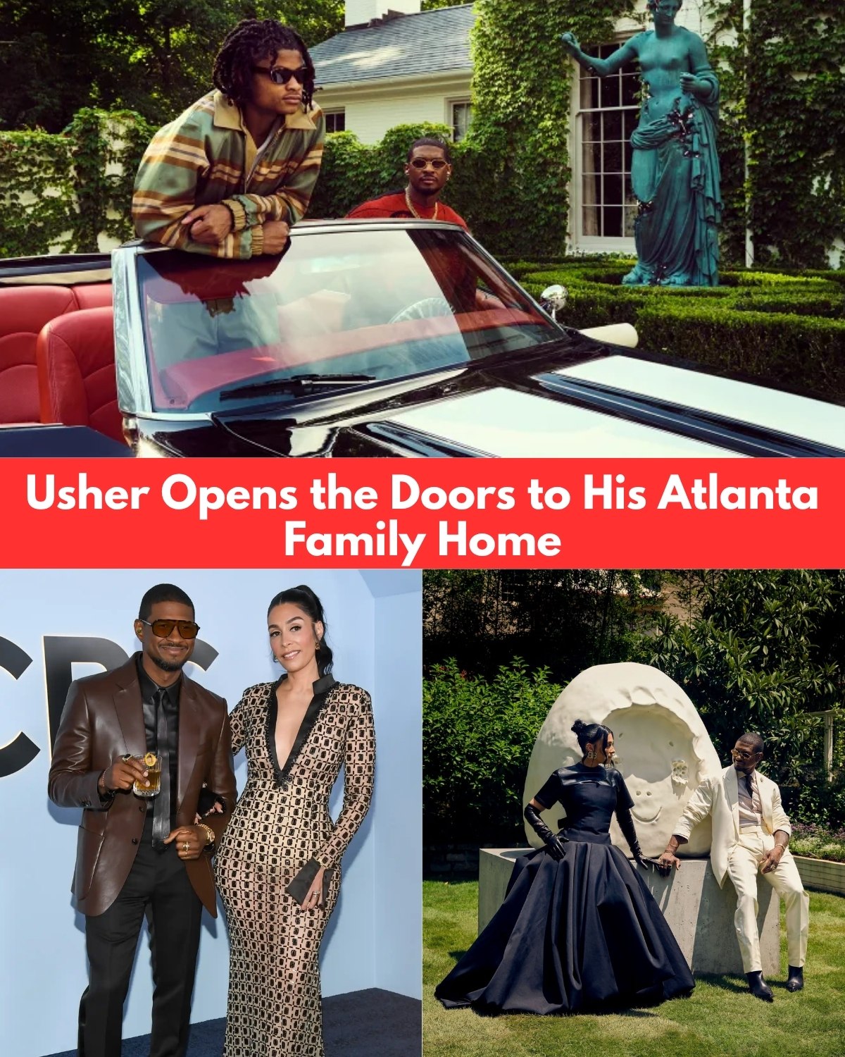 Usher Opens the Doors to His Atlanta Family Home Filled With Art, Memories and Personal History