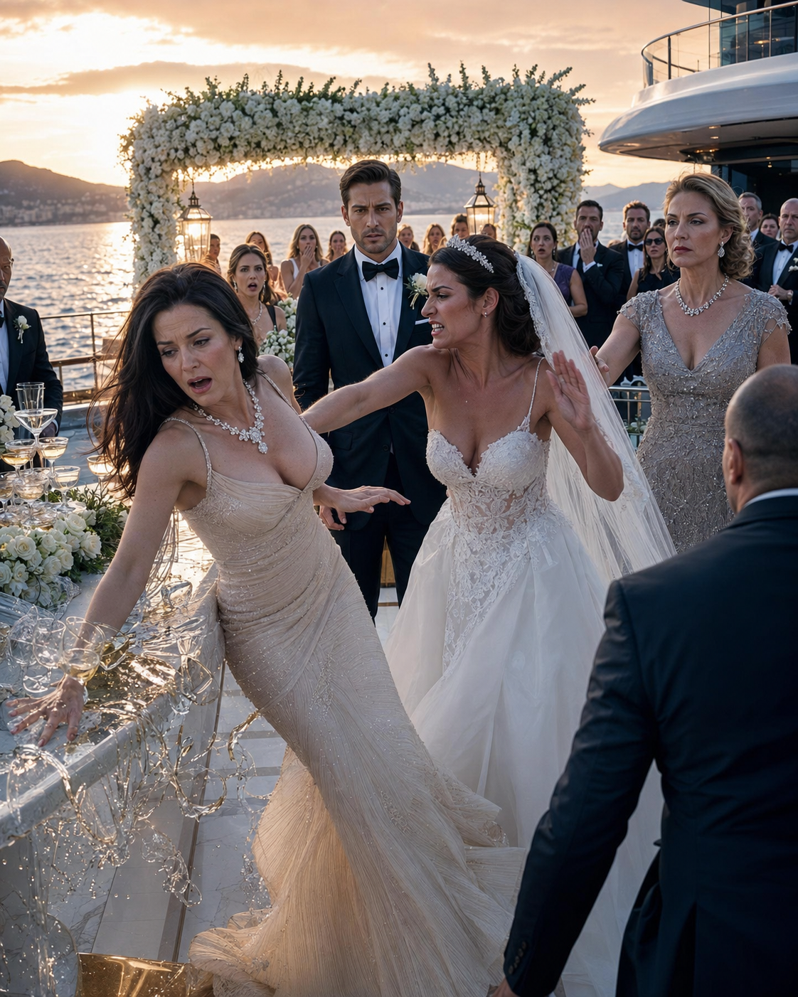 THE WIFE WHO WALKED INTO HER HUSBAND’S SECRET WEDDING
