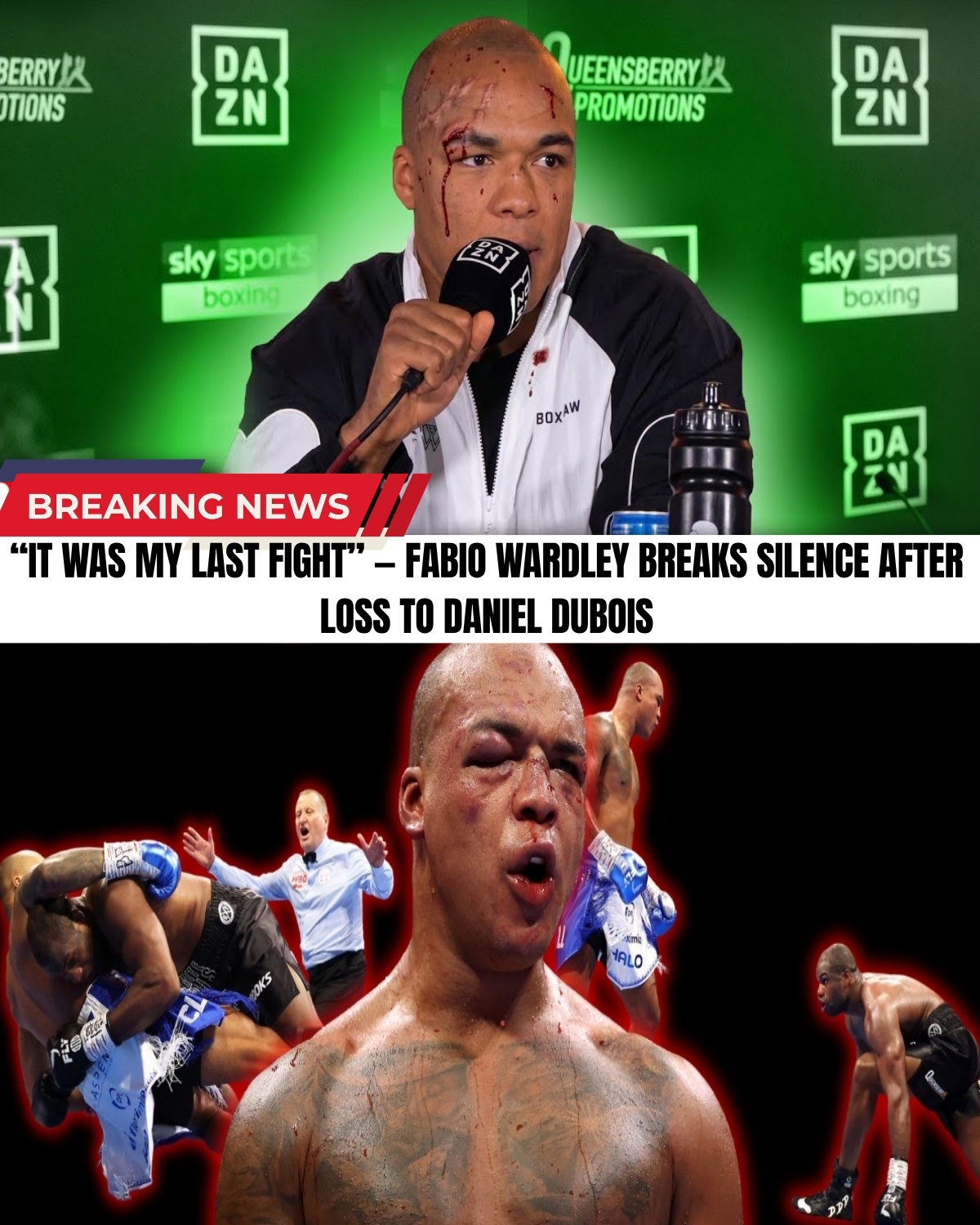 The boxing world is in absolute SHOCK! 😱 After that brutal clash with Daniel Dubois, Wardley just made a heartbreaking announcement that no one saw coming…