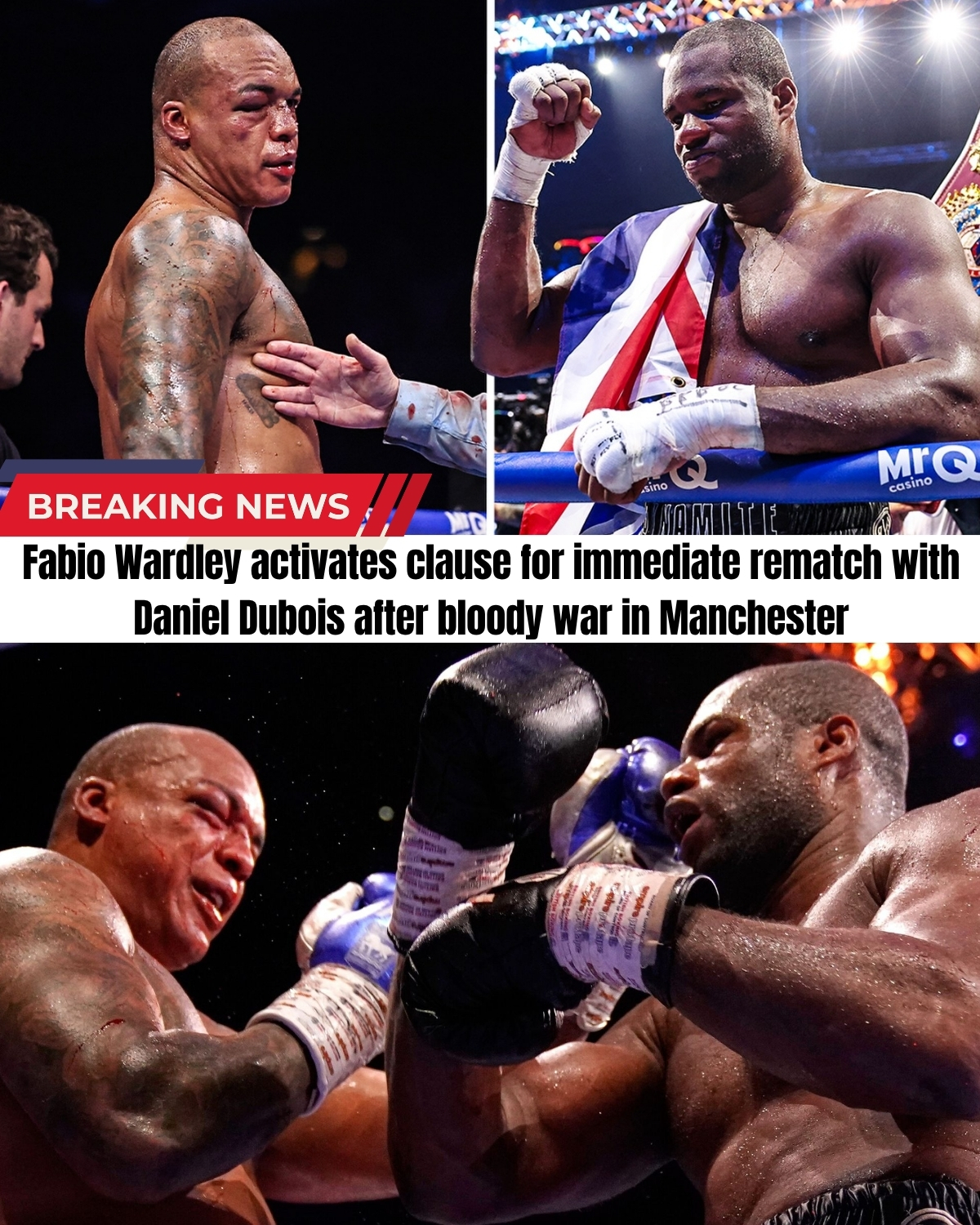 The boxing world is in total shock! ๐ฑ Just days after hinting at retirement, Fabio Wardley has ignored his promoter’s advice and activated the immediate rematch clause!