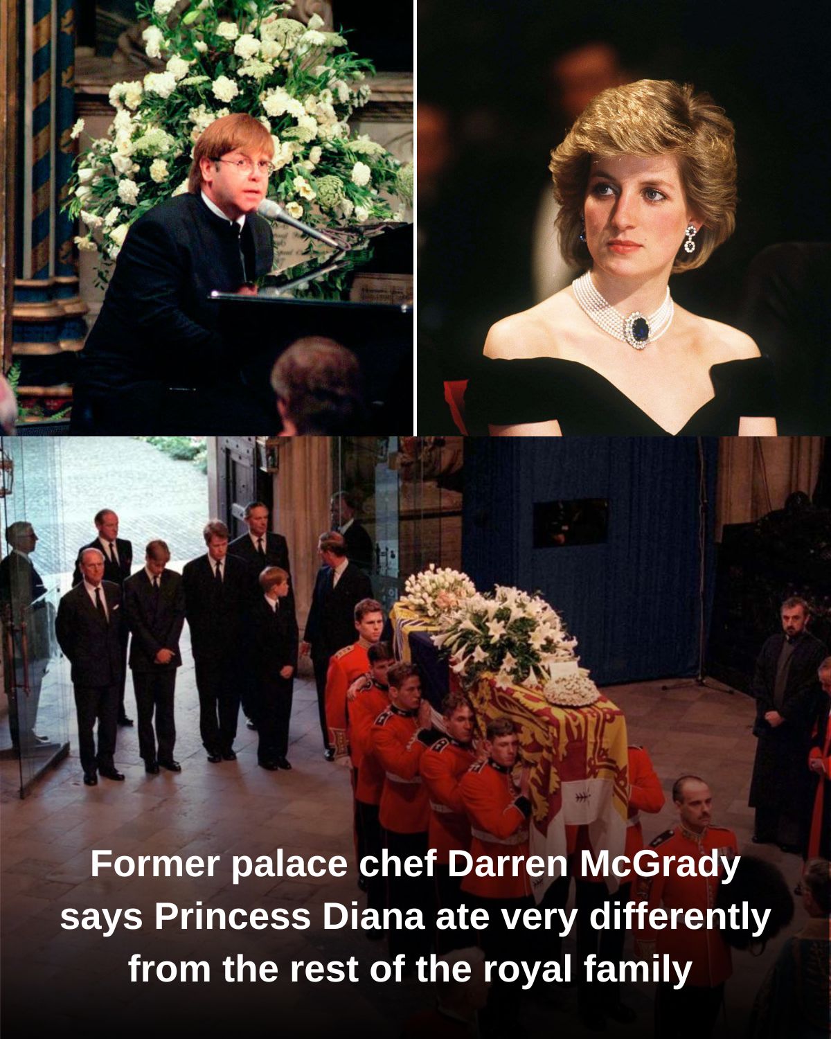 Photographer Reveals How Elton John Helped Ease ‘Tensions’ at Diana’s Funeral: ‘There Was Anger’