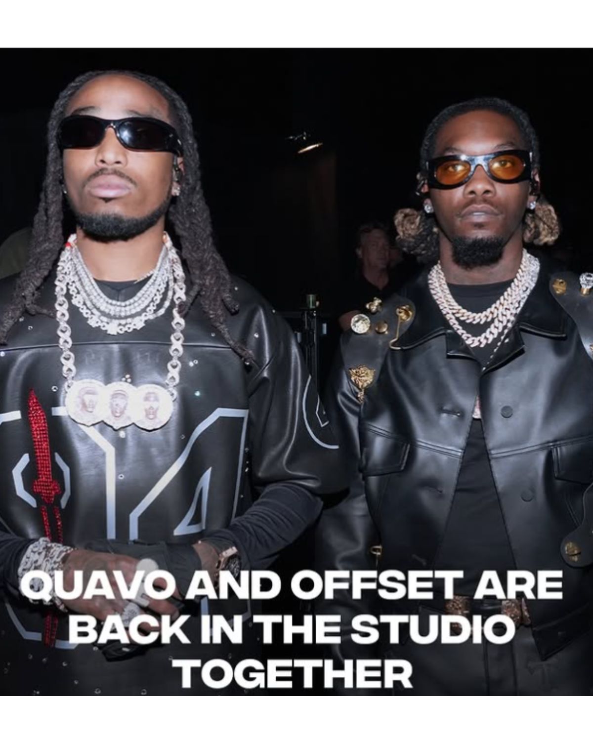Offset and Quavo Reunite in Studio, Further Sparking Migos Reunion Rumors