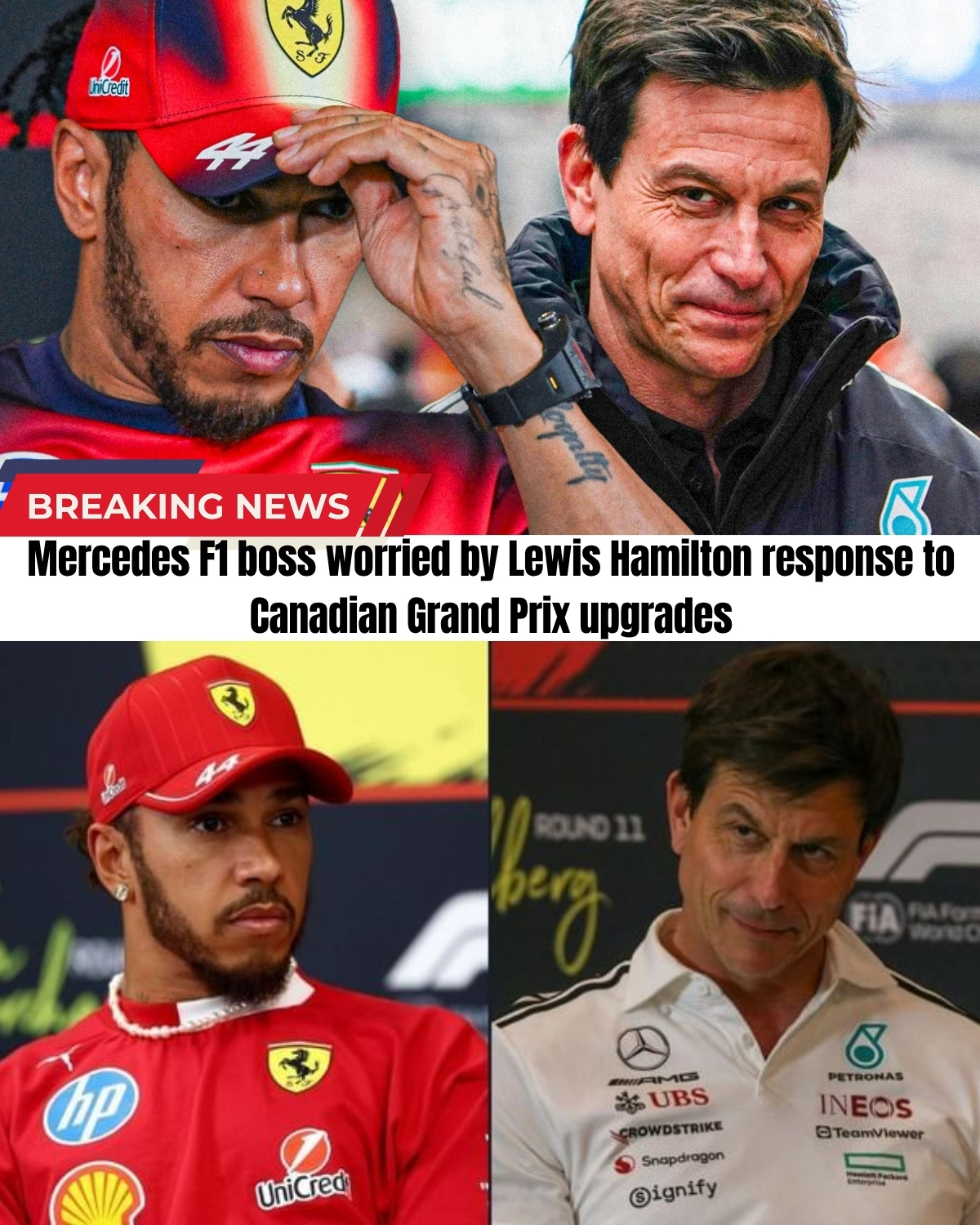 The paddock is in absolute meltdown! ๐ฑ Mercedes brought a massive, high-tech upgrade package to Canada to destroy the field, while Ferrari brought absolutely nothing!