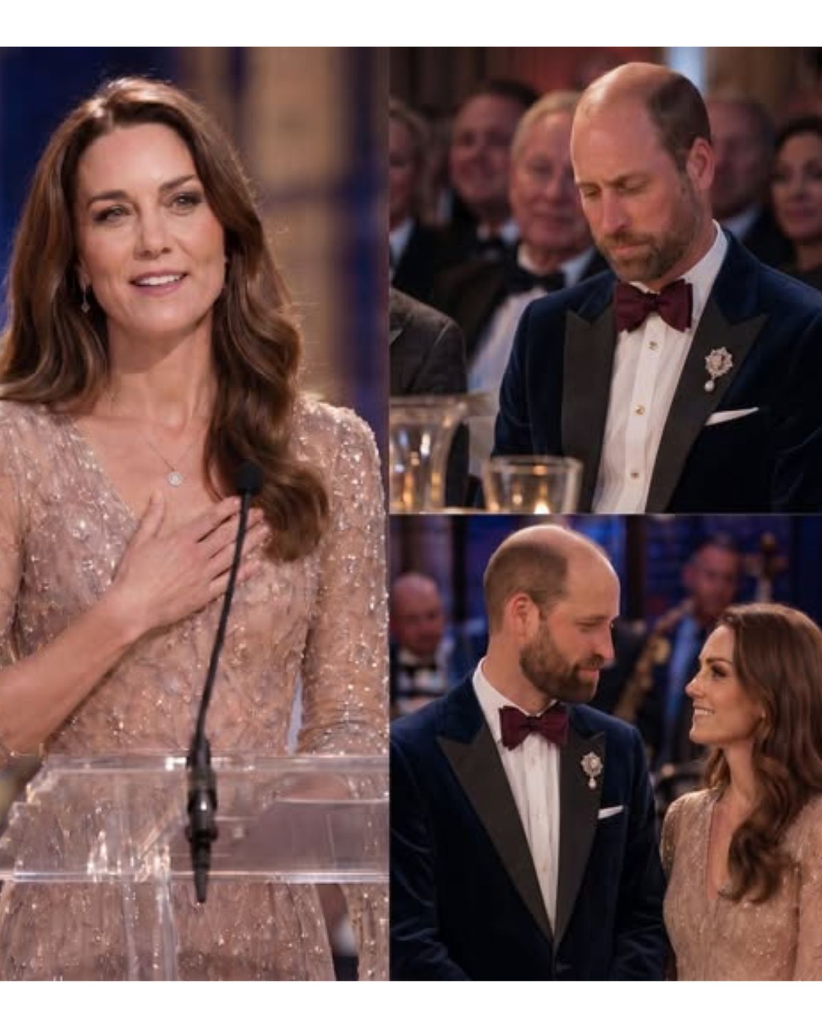 A HEARTFELT ROYAL MOMENT: Last night, Princess Catherine delivered an emotional message that left the entire room silentโฆ