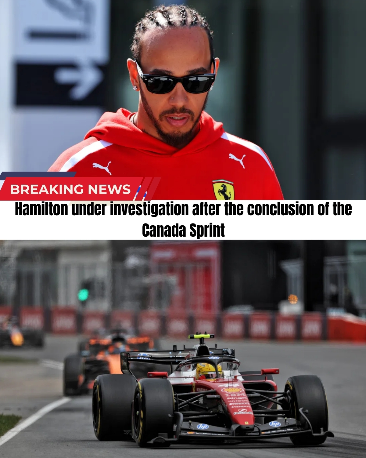 The F1 paddock is in absolute uproar! ๐ฑ Lewis Hamilton was dragged to the stewards TWICE in one day, facing a devastating penalty that would have destroyed his weekend and handed a massive gift to Max Verstappen!