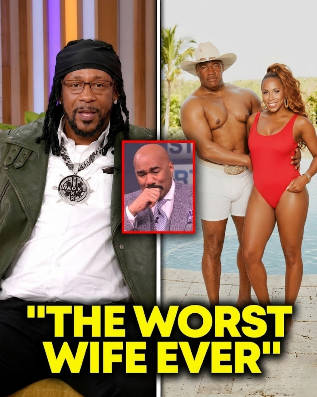 Katt Williams just opened a Pandora’s box, and the spotlight is turning directly onto Steve and Marjorie Harvey! 😱 For years, they’ve been entertainment royalty, but a wild look back at their hidden history is breaking the internet.