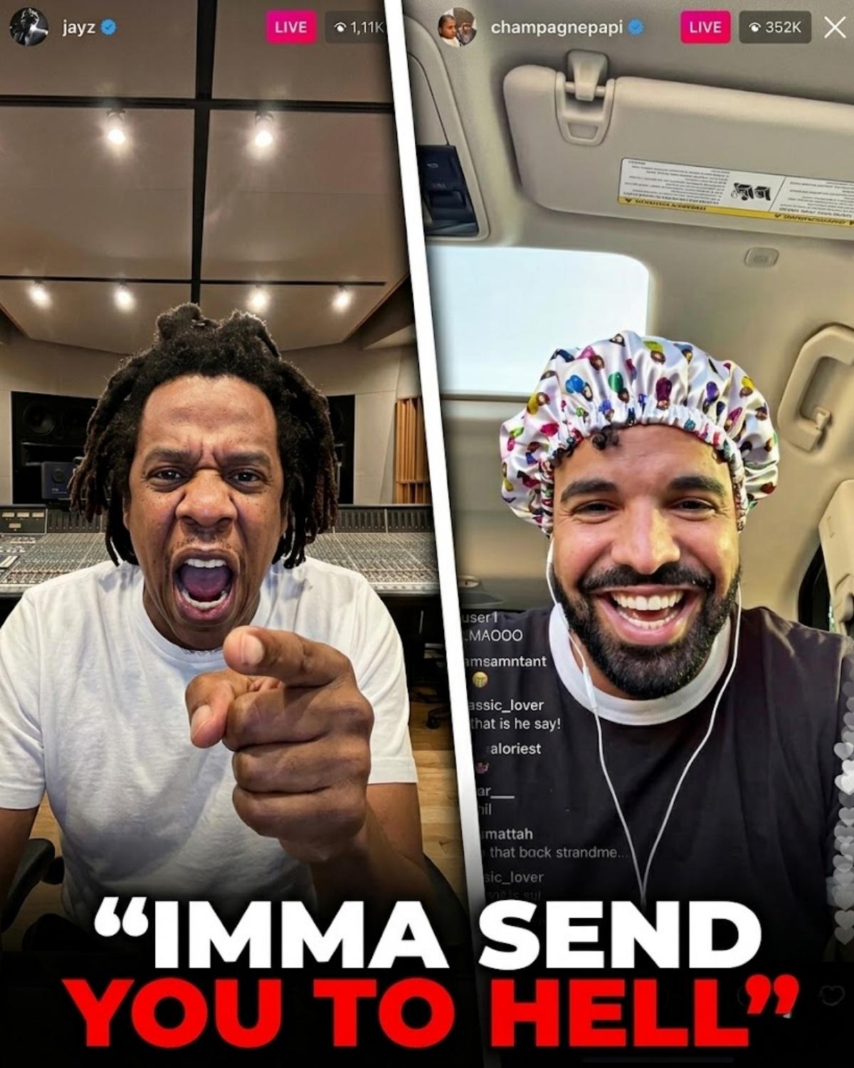 Drake just dropped THREE massive albums at once, and heโs officially declared WAR on Jay-Z! ๐ฑ๐ฅ In his explosive new track Whisper My Name, Drake completely disses Hov, even calling out that infamous $500k vs. dinner debate!