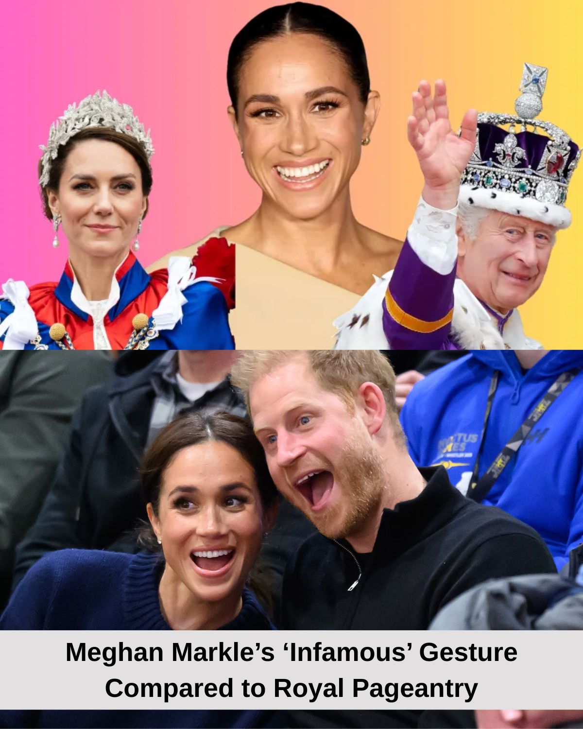Meghan Markleโs โInfamousโ Gesture Compared to Royal Pageantry