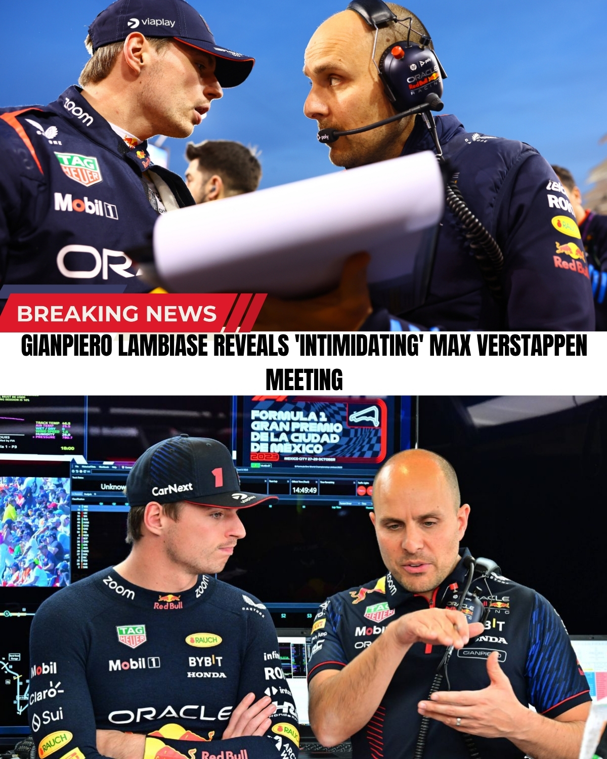 Max’s legendary engineer Gianpiero Lambiase is abandoning Red Bull for McLaren! 📉🤯 GP just broke his silence on their “intimidating” dynamic, exposing secrets from their very first meeting!