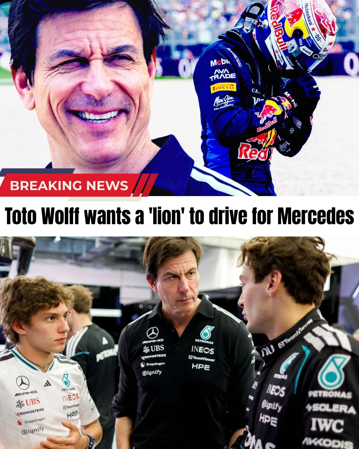 The fierce rivalry between George Russell and Kimi Antonelli is officially OUT OF CONTROL! 🤯 After a furious radio screaming match over a track collision, Mercedes boss Toto Wolff had to aggressively intervene.