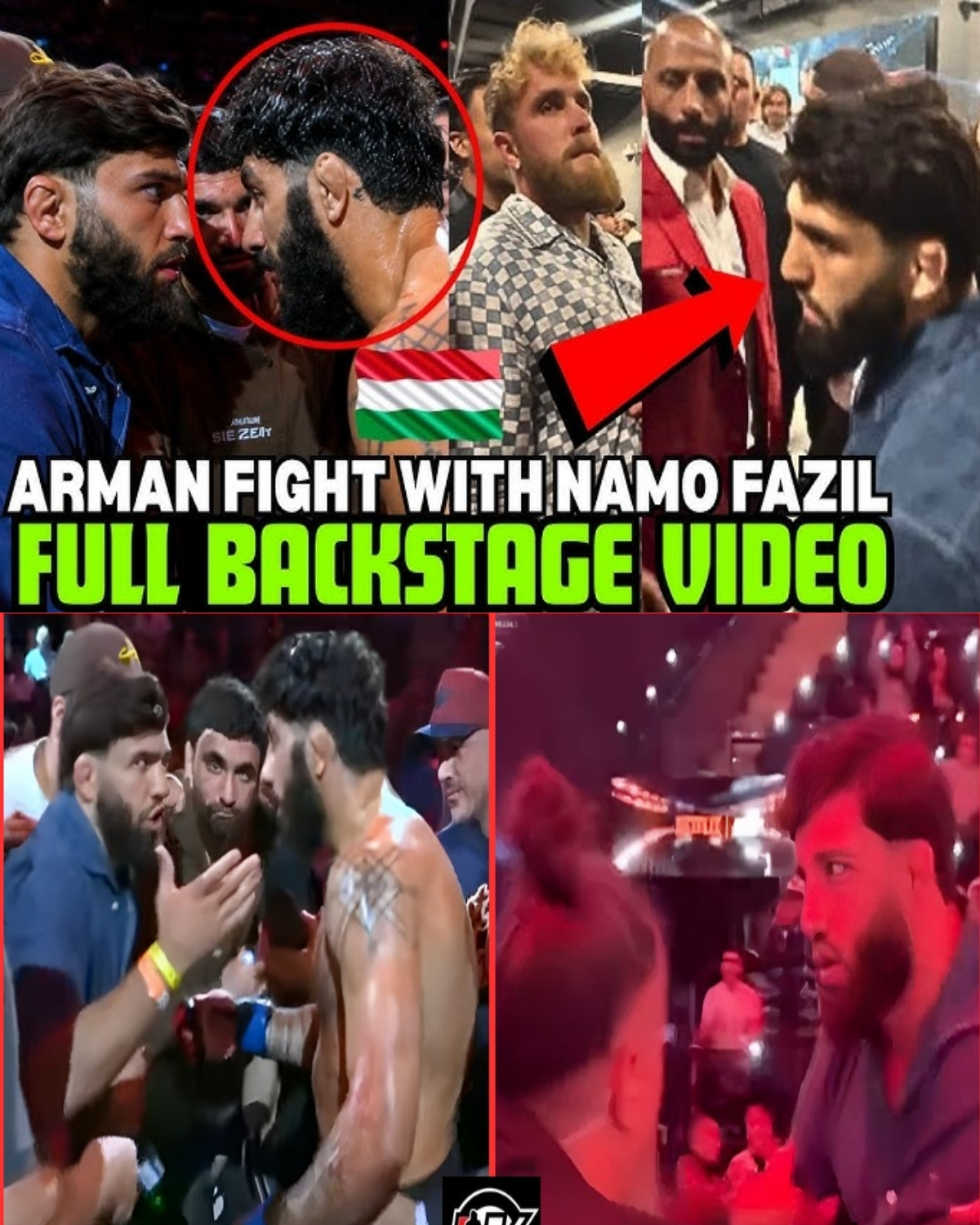 The MMA world is in absolute chaos! ๐ฑ Arman Tsarukyan and Namo Fazil just had a ferocious, unscripted clash backstage, and it nearly turned into a total riot!