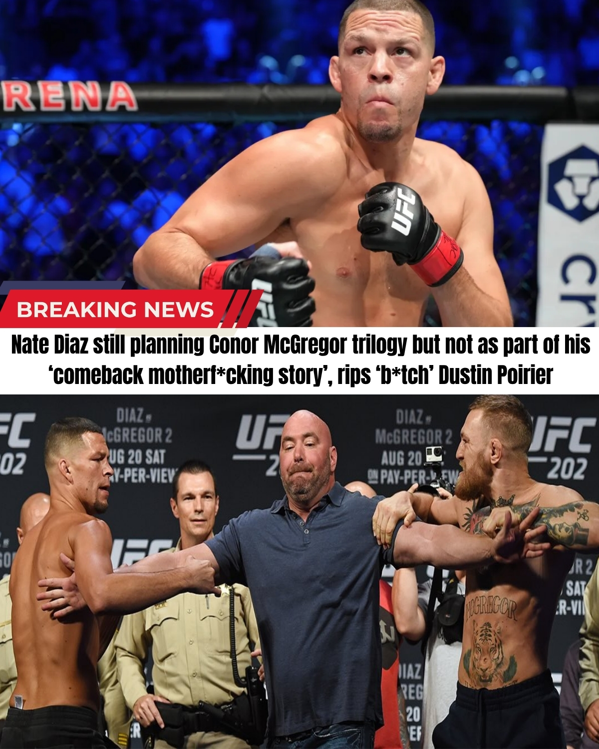 Nate just went 100% savage on why the trilogy isn’t happening yet. While the world is waiting for McGregor’s return, Diaz is making one thing clear: He’s not a “tune-up” fight.