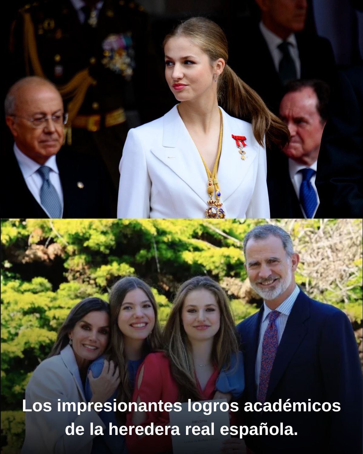 Los impresionantes logros acadรฉmicos de la heredera real espaรฑola.
