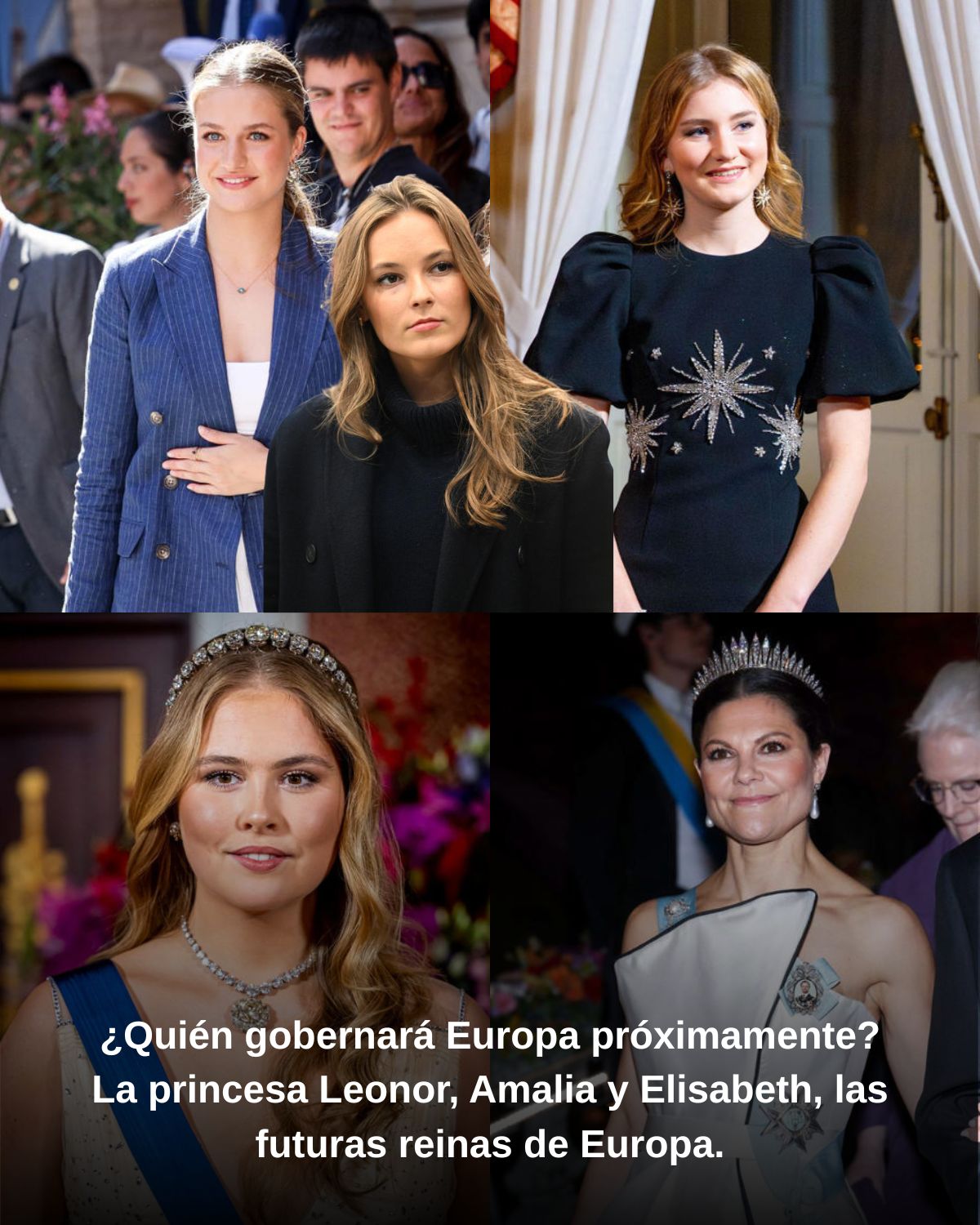 ¿Quién gobernará Europa próximamente? La princesa Leonor, Amalia y Elisabeth, las futuras reinas de Europa.