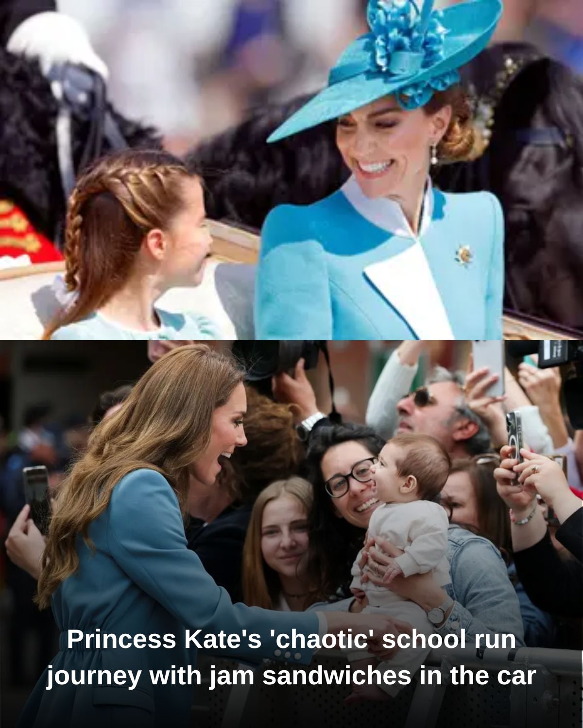 Princess Kate’s ‘chaotic’ school run journey with jam sandwiches in the car