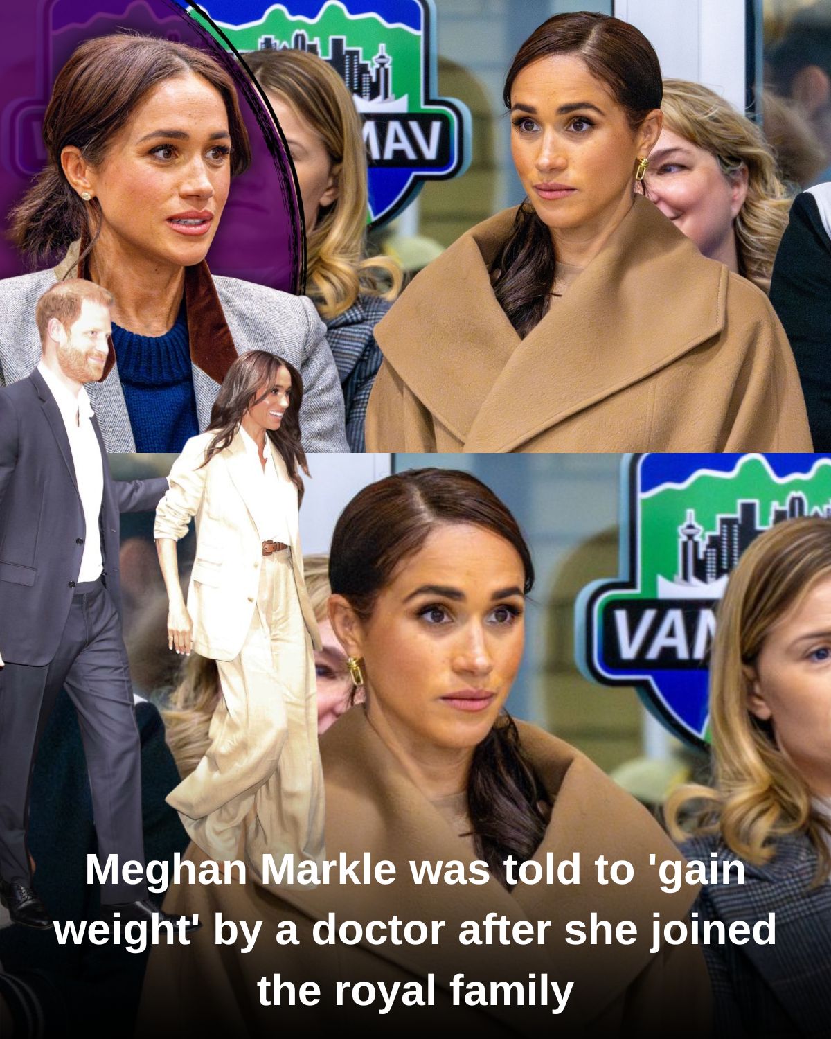 Meghan Markle was told to ‘gain weight’ by a doctor after she joined the royal family