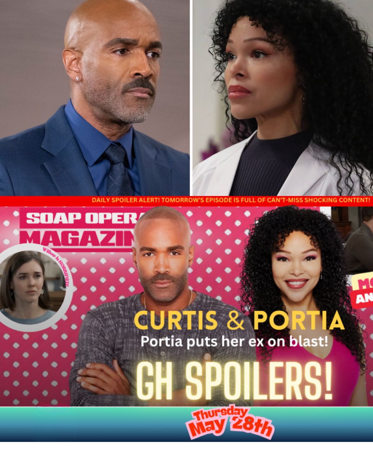 General Hospital Spoilers May 28: Portia Challenges Curtis