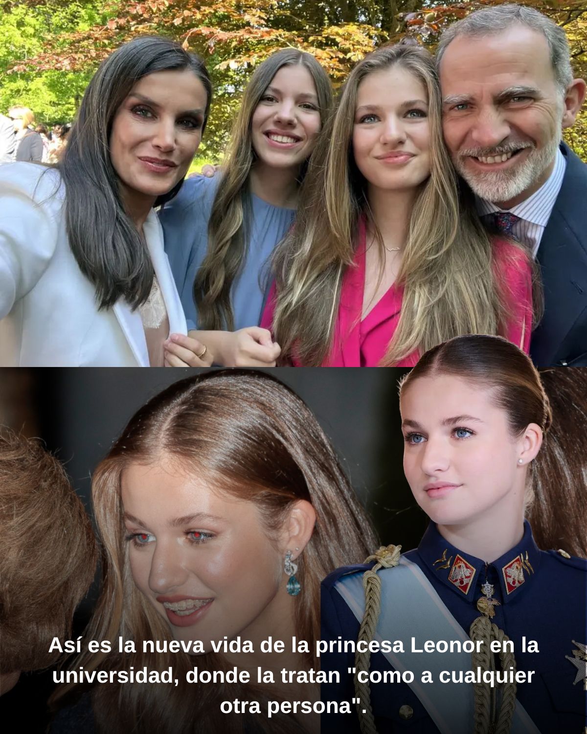Así es la nueva vida de la princesa Leonor en la universidad, donde la tratan “como a cualquier otra persona”.