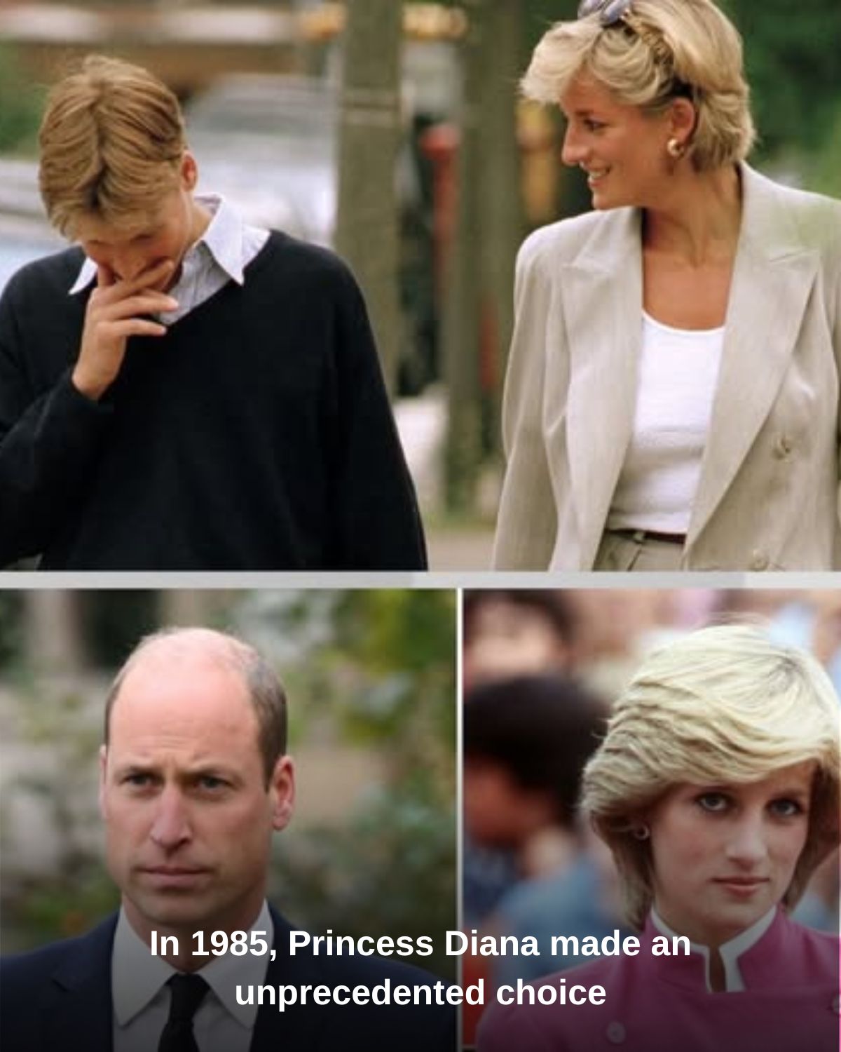 Princess Diana sent three-year-old Prince William to Jane Mynor’s Nursery School in Notting Hill