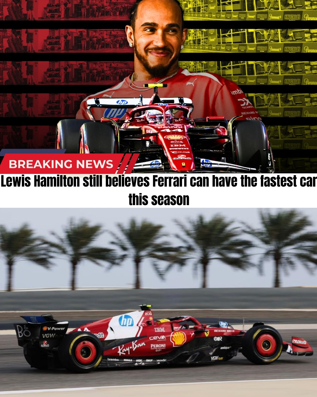 The F1 paddock is stunned! ๐ฑ Just as Lewis Hamilton finally unlocked the “fantastic” handling of his SF-26, he dropped a devastating truth bomb. He confessed that Ferrari is completely “at the mercy” of a massive power deficit against Mercedes!