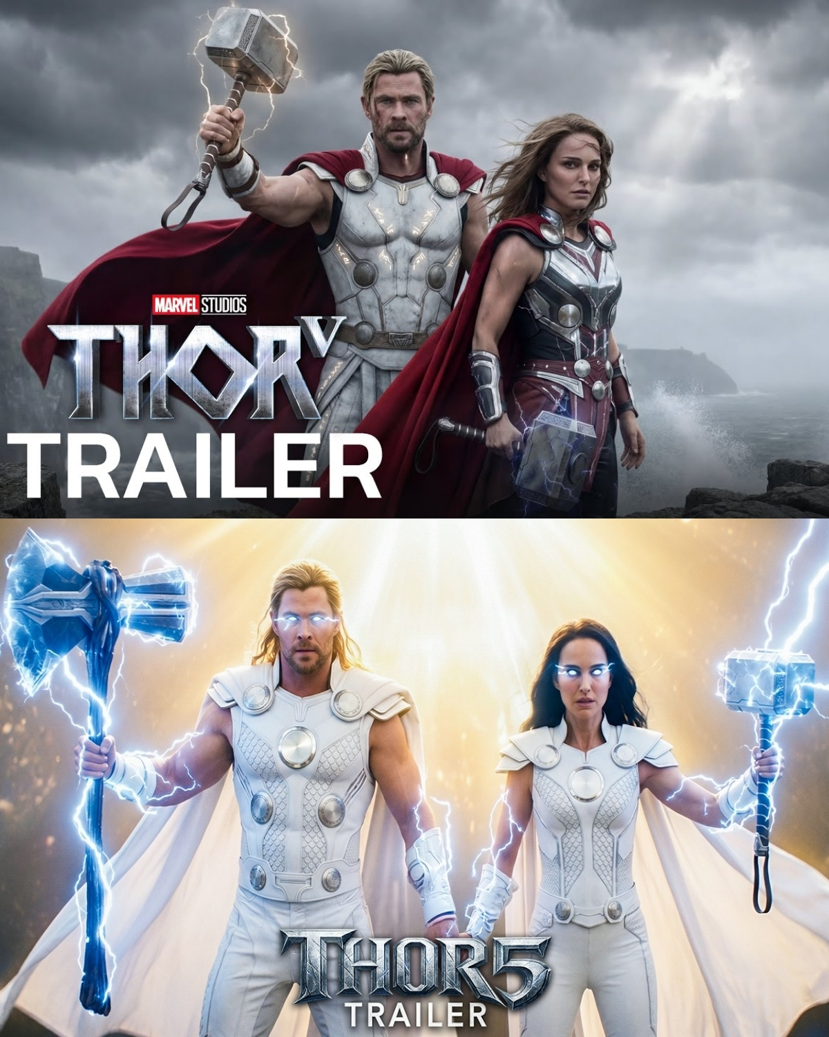 ¡Paren todo! El universo de Marvel acaba de temblar por completo. Se ha revelado el espectacular primer tráiler conceptual de “THOR 5: GODFALL” (2027) y el internet está desbordando de emoción.
