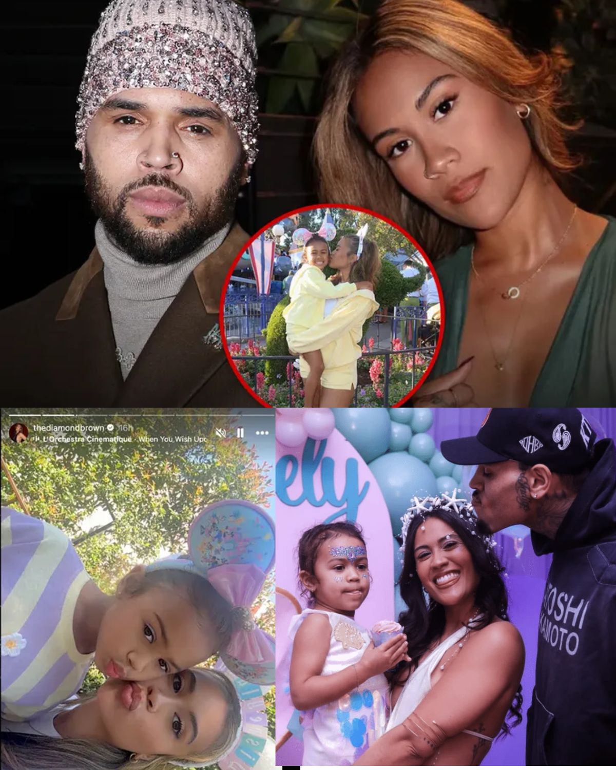 Diamond Brown Enjoys Disneyland Day With Daughter Amid Ongoing Paternity Battle