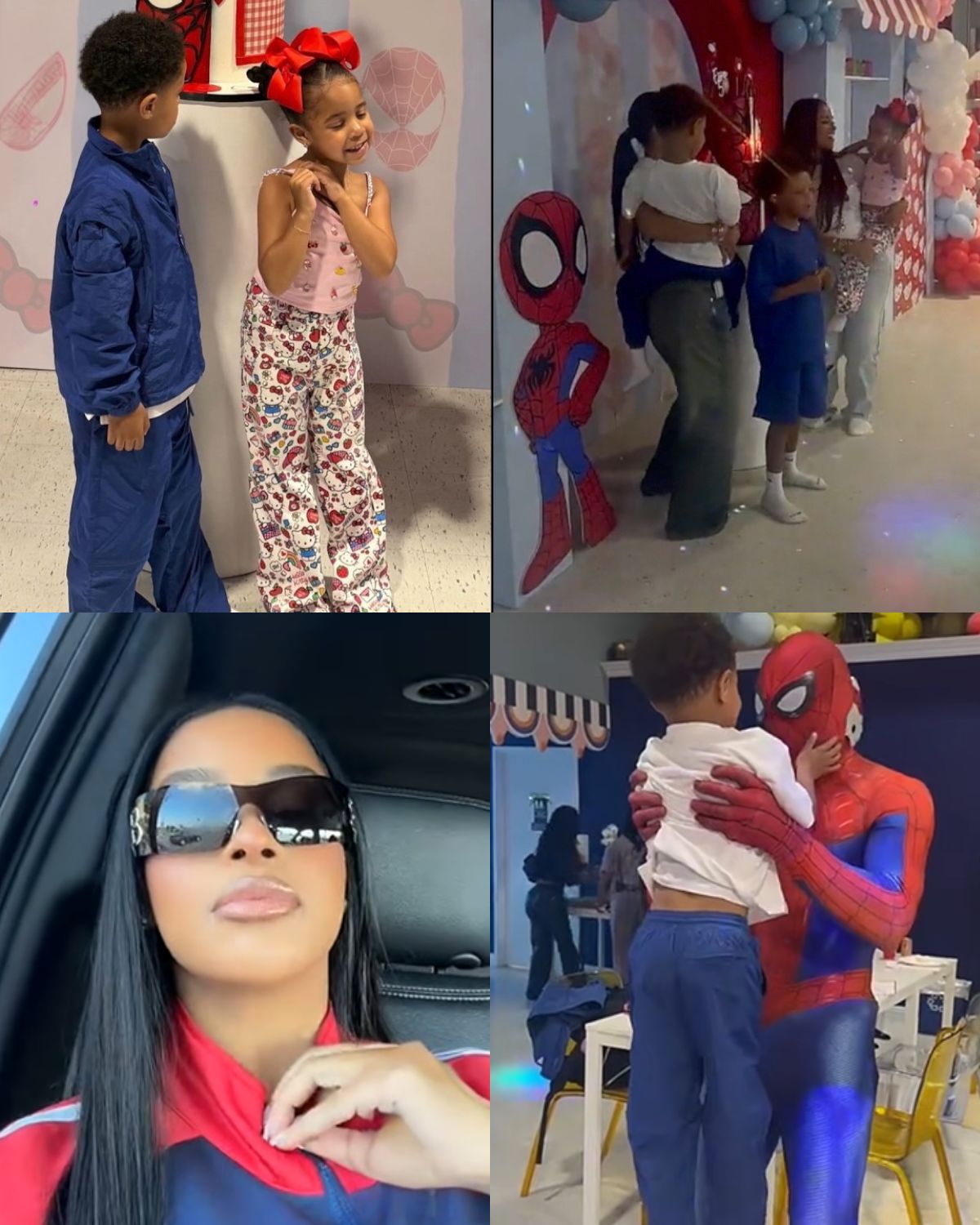 G Herbo & Wife Diana Throw Adorable Spider-Man and Hello Kitty Birthday Bash for Daughter Emy