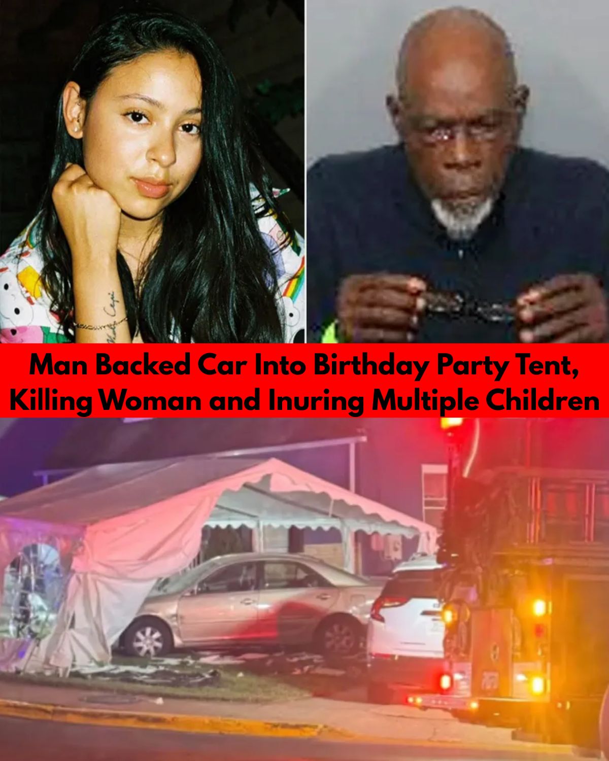 Kids Were Singing Happy Birthday… Seconds Later, a Car Crashed Into the Party Tent