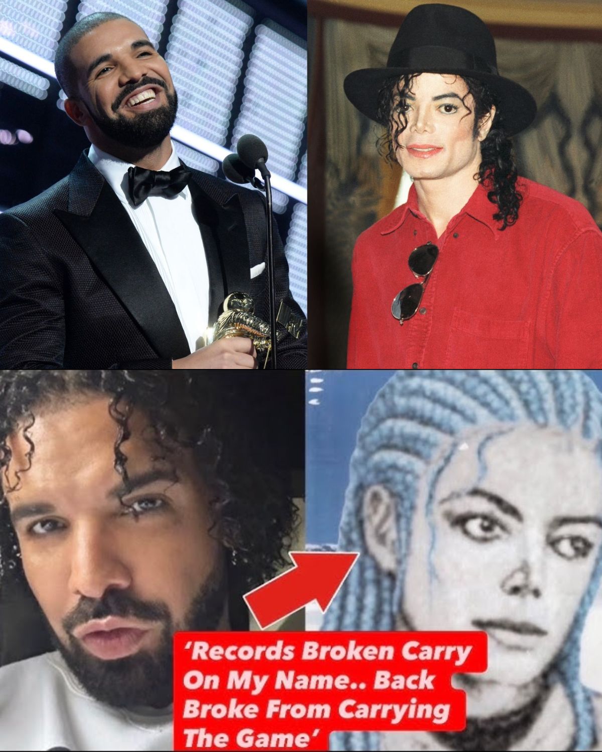 DRAKE JUST PASSED MICHAEL JACKSON… AND THE INTERNET IS LOSING ITS MIND